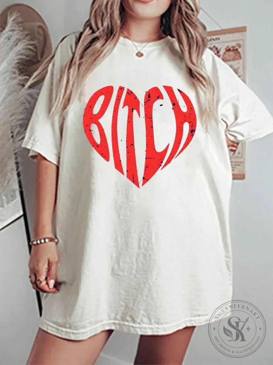 Vintage Feminist Bold Statement Oversized Graphic T-Shirt for Women